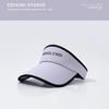 Summer New Letter Empty Top Baseball Cap Sunscreen Cap Women's, Fashionable Versatile Extended Brim Empty Top Sun Hat
