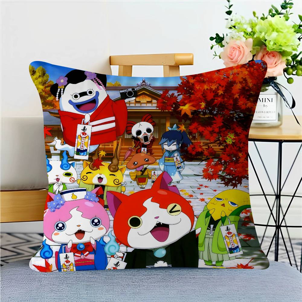 Game Yo-kai Watch Pillow Cover For Bedroom Room And Living Room Sofa Decorative Cushion Cover