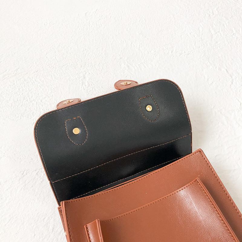 Sac à dos tendance en cuir PU souple pour enfants, couleur Kaki, Noir et Marron, pour l'école au quotidien
