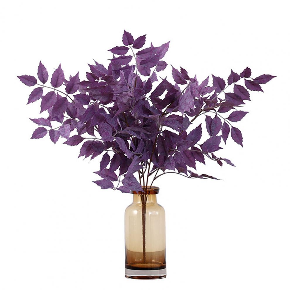 

Artificial Maple Leaves Simulated Autumn Stems Realistic Artificial Fall Maple Leaves Stems for Indoor Outdoor for Thanksgiving XXL шампанского