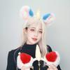 High Elasticity Plush Headbands Featuring Cute Mythical Ears Face Washing Soft Material Sensitive Skin Friendly