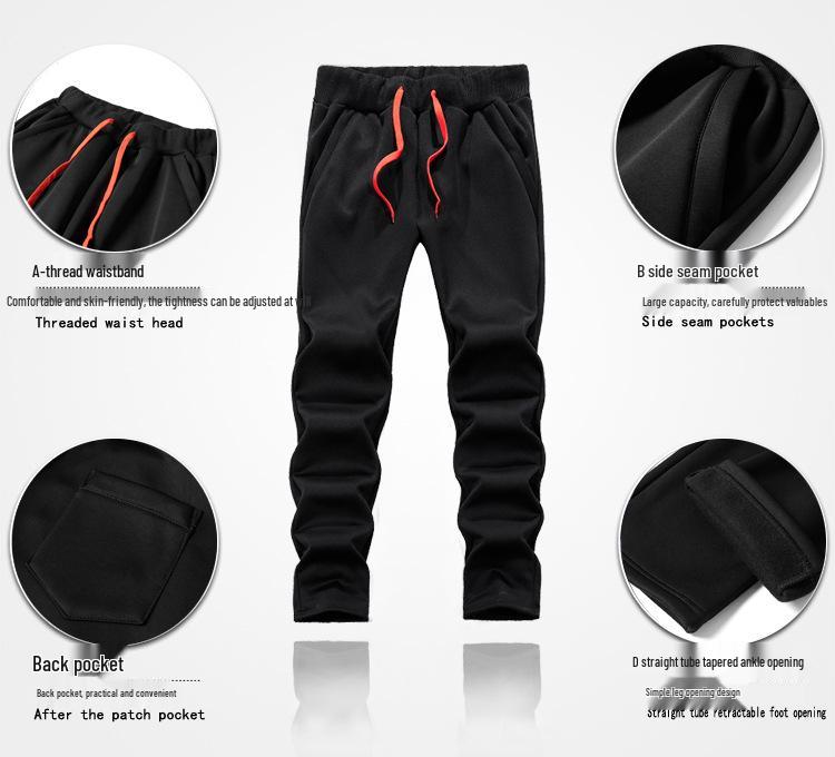 Men's Winter Camouflage Hoodie Suit - Thickened, Plus Velvet, Warm & Trendy Sportswear