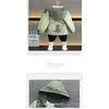 Children's Cartoon Dinosaur Print Hooded Jacket Boys' Zipper Jacket Spring And Autumn Styles