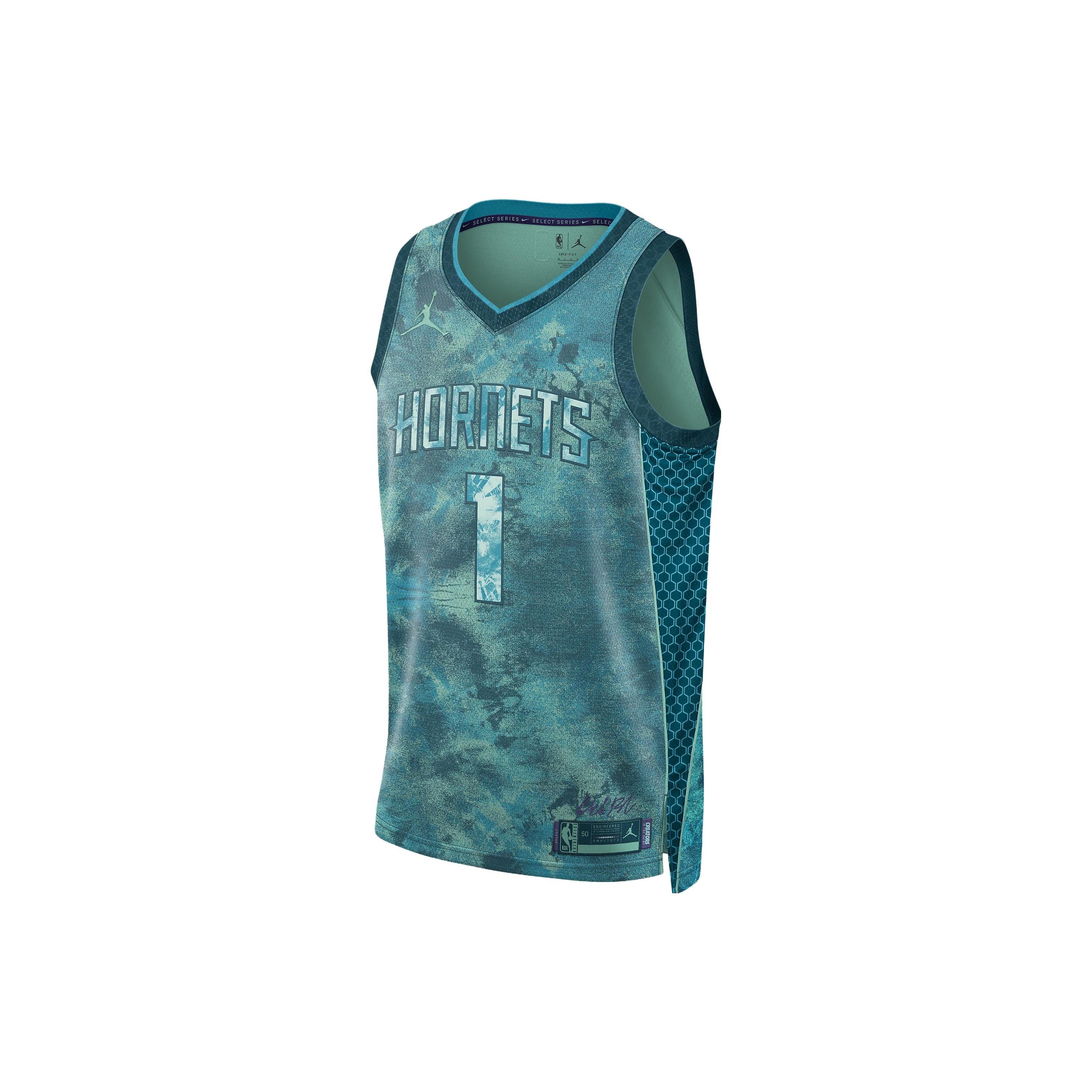 Nike x NBA Dri-FIT LaMelo Ball Charlotte Hornets Swingman Jersey Green Men s FD4104-305 XXXL