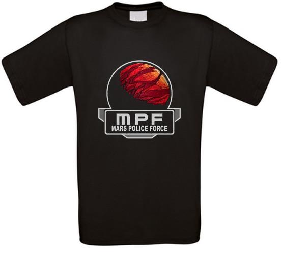 Ghosts Of Mars Police Force Mpf Horror Cult Movie T-Shirt M