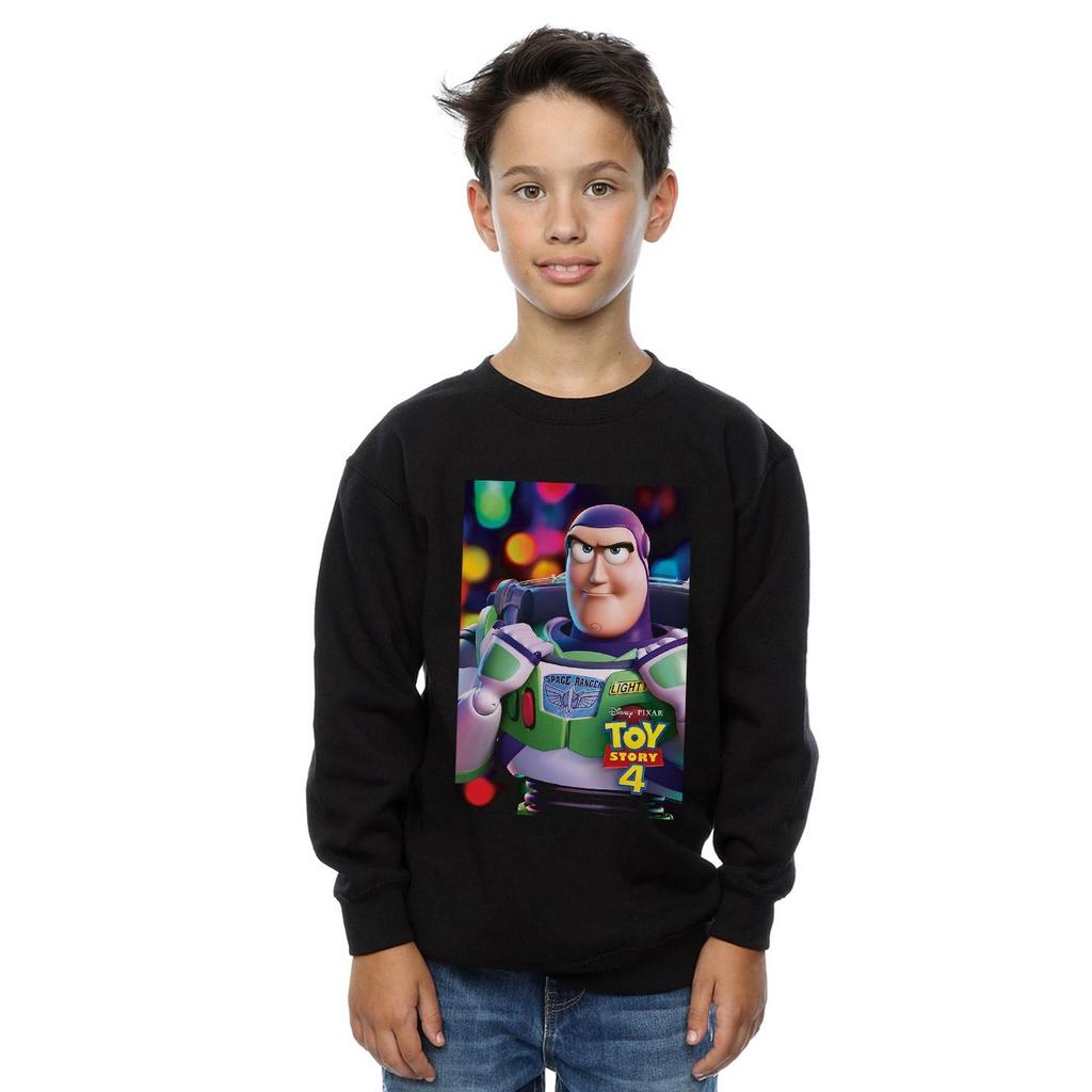 Disney Boys Toy Story 4 Buzz Lightyear Poster Sweatshirt