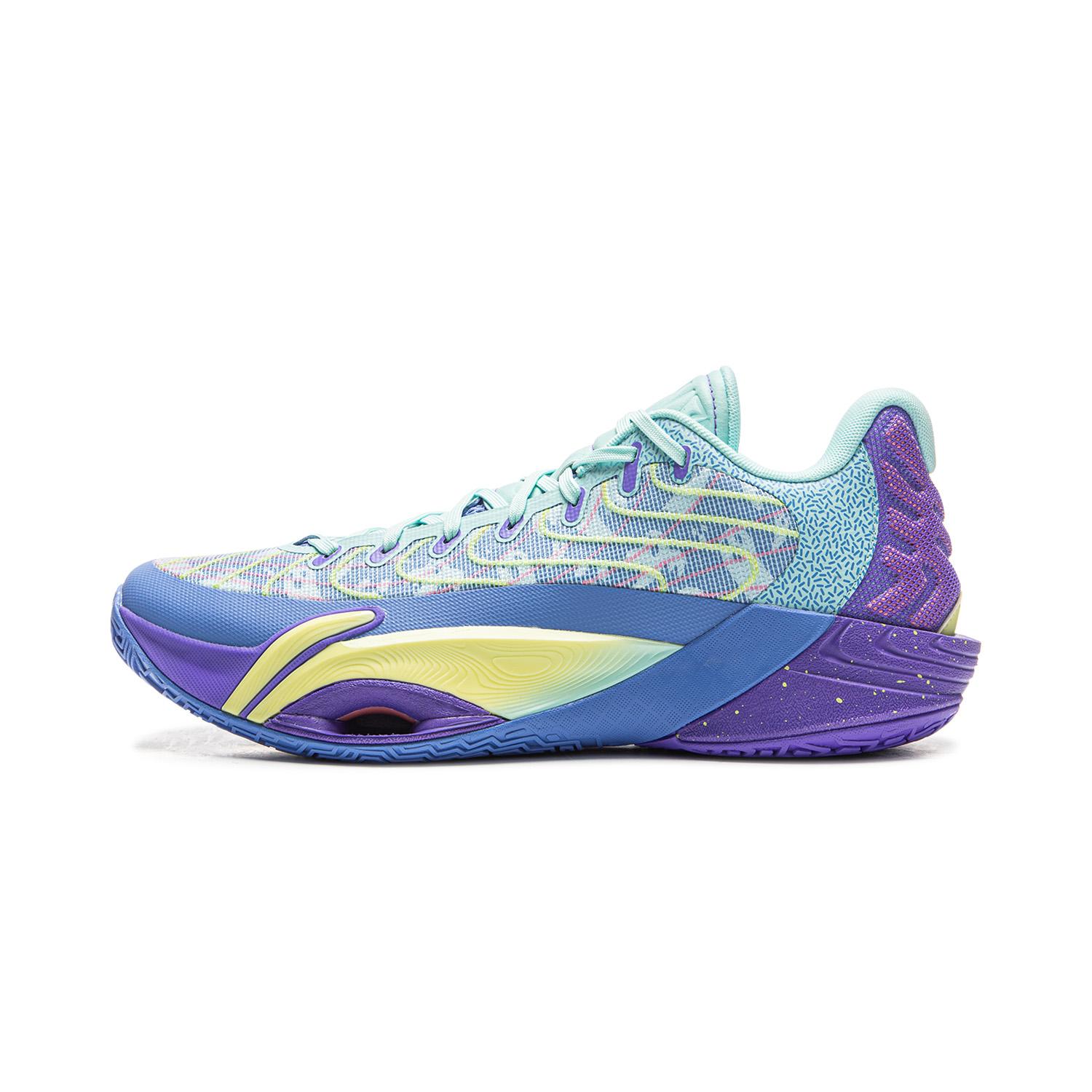 

Li Ning Air Strike 12 Trickster Men Basketball Shoes Sky-Blue ABAV067-5 42