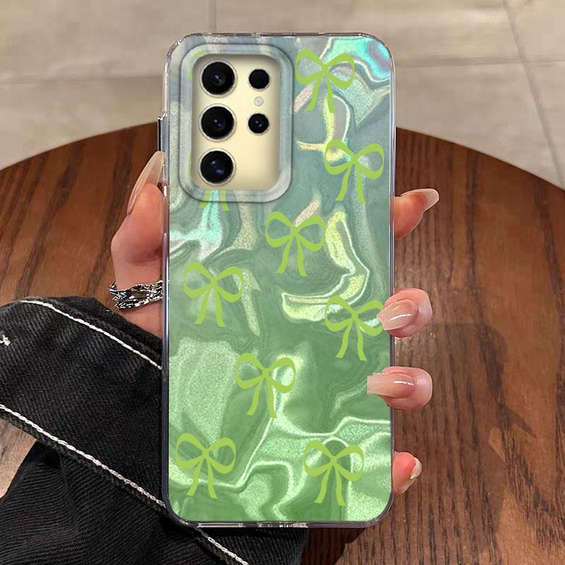 Case For Samsung Galaxy  A56 S24 S25 Plus Ultra A15 A25 A55 A35 A16 A26 A36 Phone Cover Gradient Color Cat Leopard Print Bumper