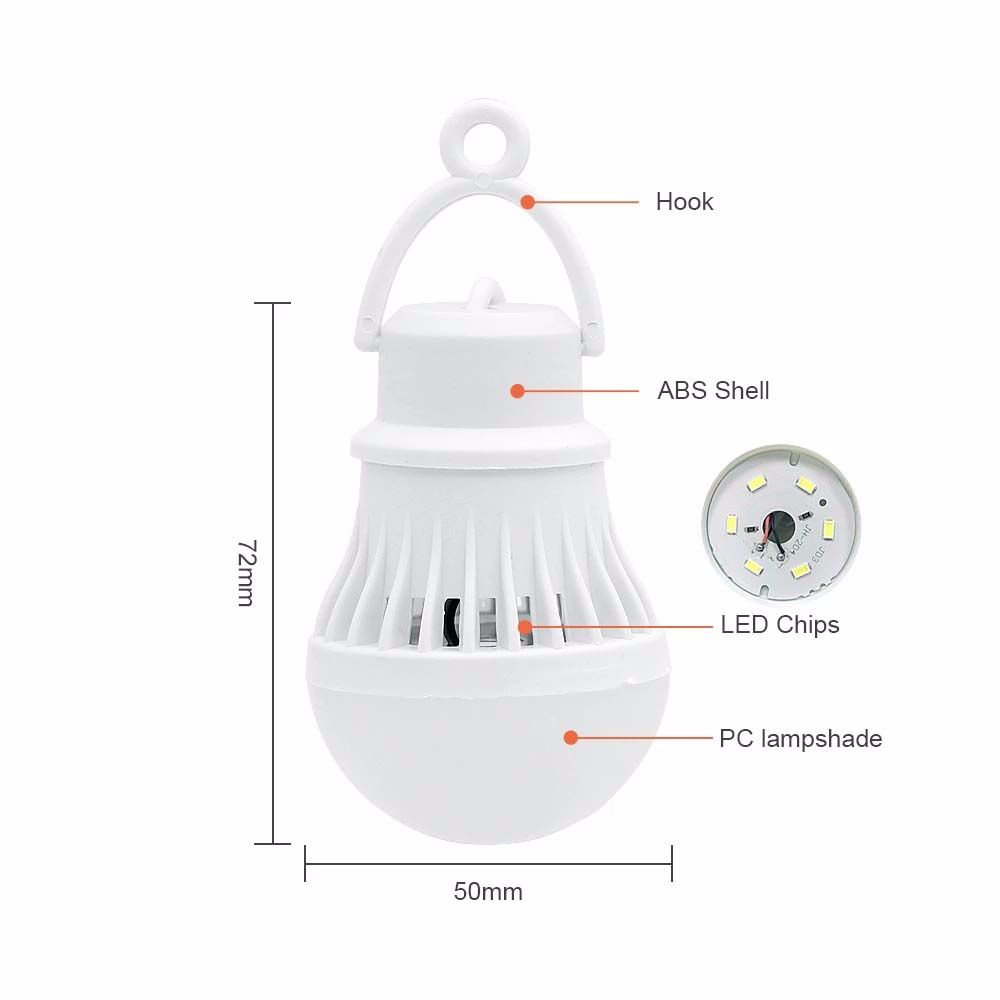 Lighting Night Light Camping Lantern Lantern Camping Lights USB Lamp 1.2m USB Bulb Tent Lights