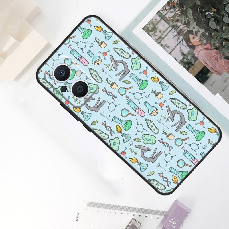 Vintage Chemistry Laboratory Case For OPPO Reno 10 Pro 11 F 8T 4Z 5Z 4 5 6 7 8 Lite OPPO Find X5 X6 Pro X2 X3 Lite Cover