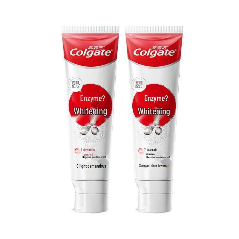 Colgate Whitening Enzyme Toothpaste, Elegant Osmanthus Flavor