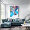 Balloon House UP Movie Print Pixar Poster Oil Painting Wall Art Canvas Painting Adventure Travel Posters Nursery Kids Room Decor