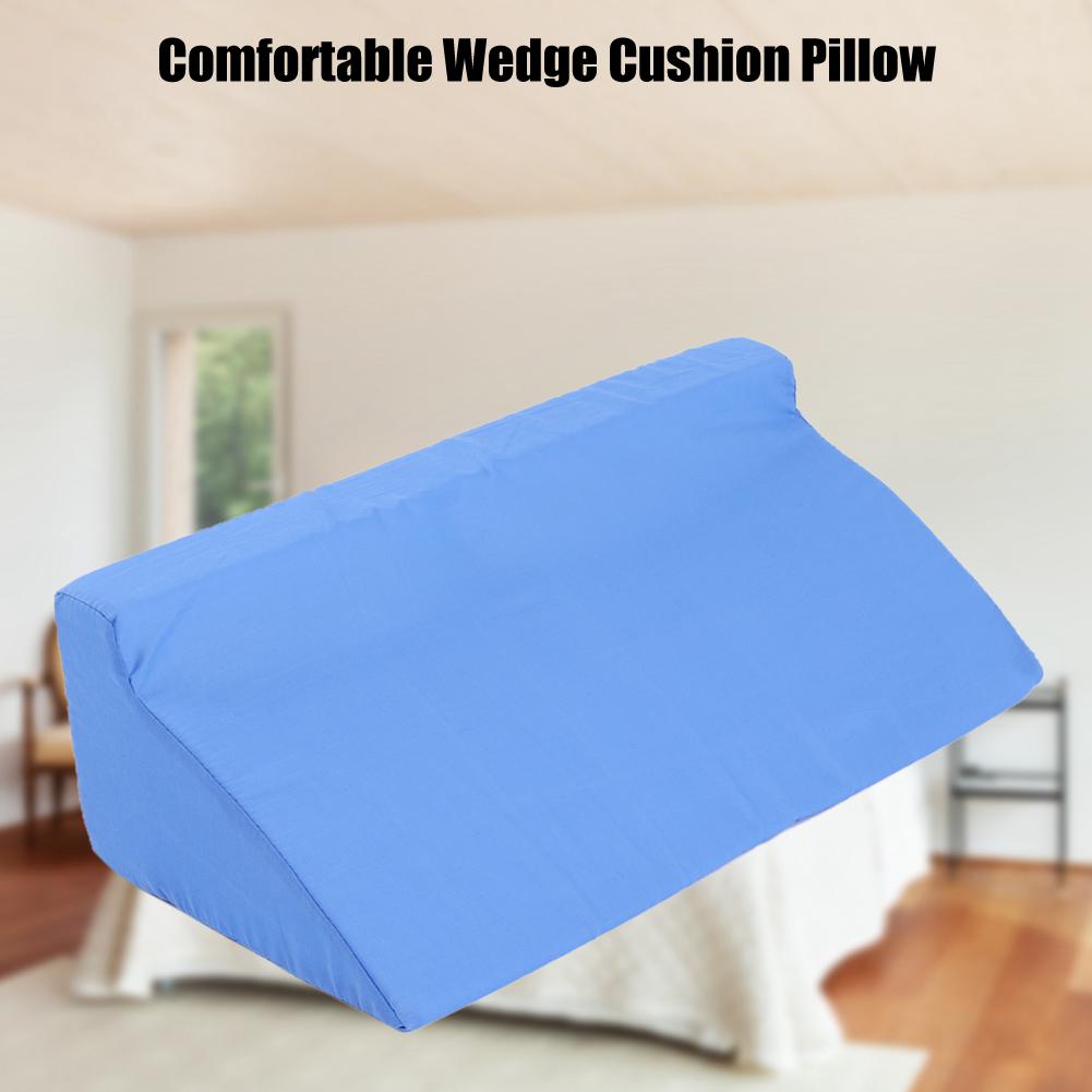 Foam   Cushion with Washable   Cover Leg   Back Lumbar Support Pillow (White)