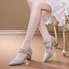 Luxury Buckles With Medium Heels Women's Sandals Summer 2025 Comfortable The Best New Breathable Fashion Ladies Shoes Wholesale