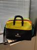 Dopamine Large Capacity Travel Bag: Color-Block Ins Style Sports Fitness & Outdoor Storage Bag