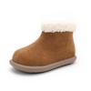 2025 Winter Girls' Thick Cotton Lambswool Boots - Warm, Short Martin Style for Mid-to-Large Children