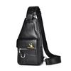 Hot Men's Bag Fashion Messenger Bags Large Capacity Luxury Designer Chest Bags Retro Single Shoulder Crossbody Backpacks