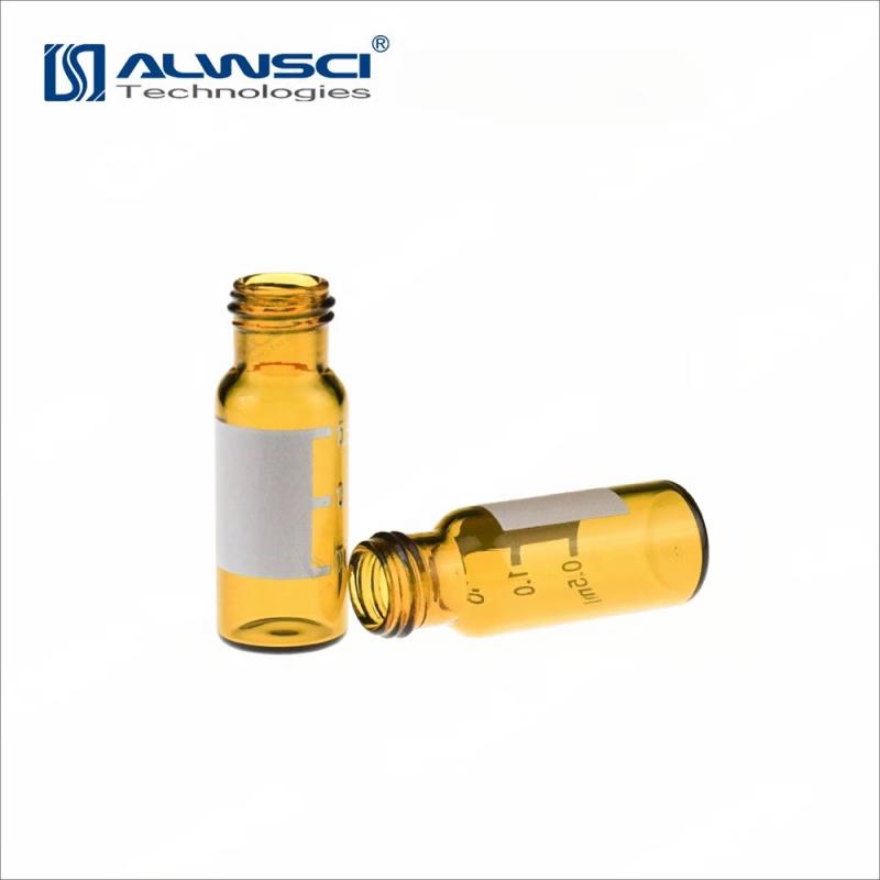 ALWSCI 2ml Brown Wide-Mouth Threaded Chromatography Glass Vials