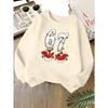Kids Unisex Crewneck Sweatshirt, Christmas 67 Santa Gloves Xmas Lights Bauble Print Long Sleeve, Kids Sweatshirt For Boys Girls Over 4 Years Old