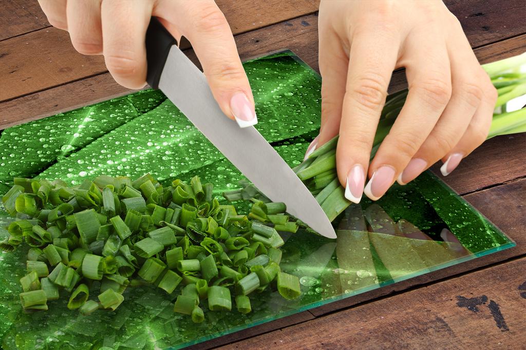 GLASS CUTTING BOARD 35x52 Green
