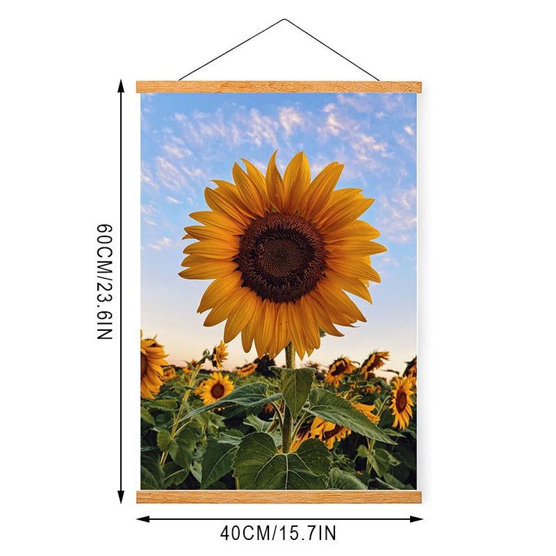 41 cm/51 cm girasole magnetico poster appendiabiti cornice naturale cornice appendiabiti cornice per foto cornice per arte della parete cornice artigianale