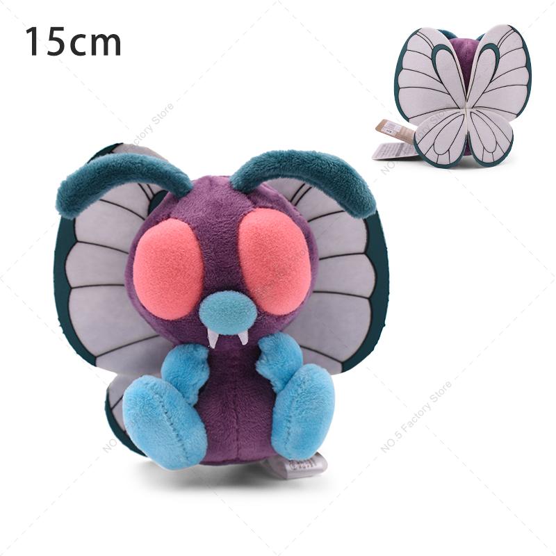 Pokemon Plush Toy Fit Mewtwo Litwick Cubone Bidoof Furret Lugia Mew Caterpie Gyarados Soft Stuffed Doll Room Decoration Gifts