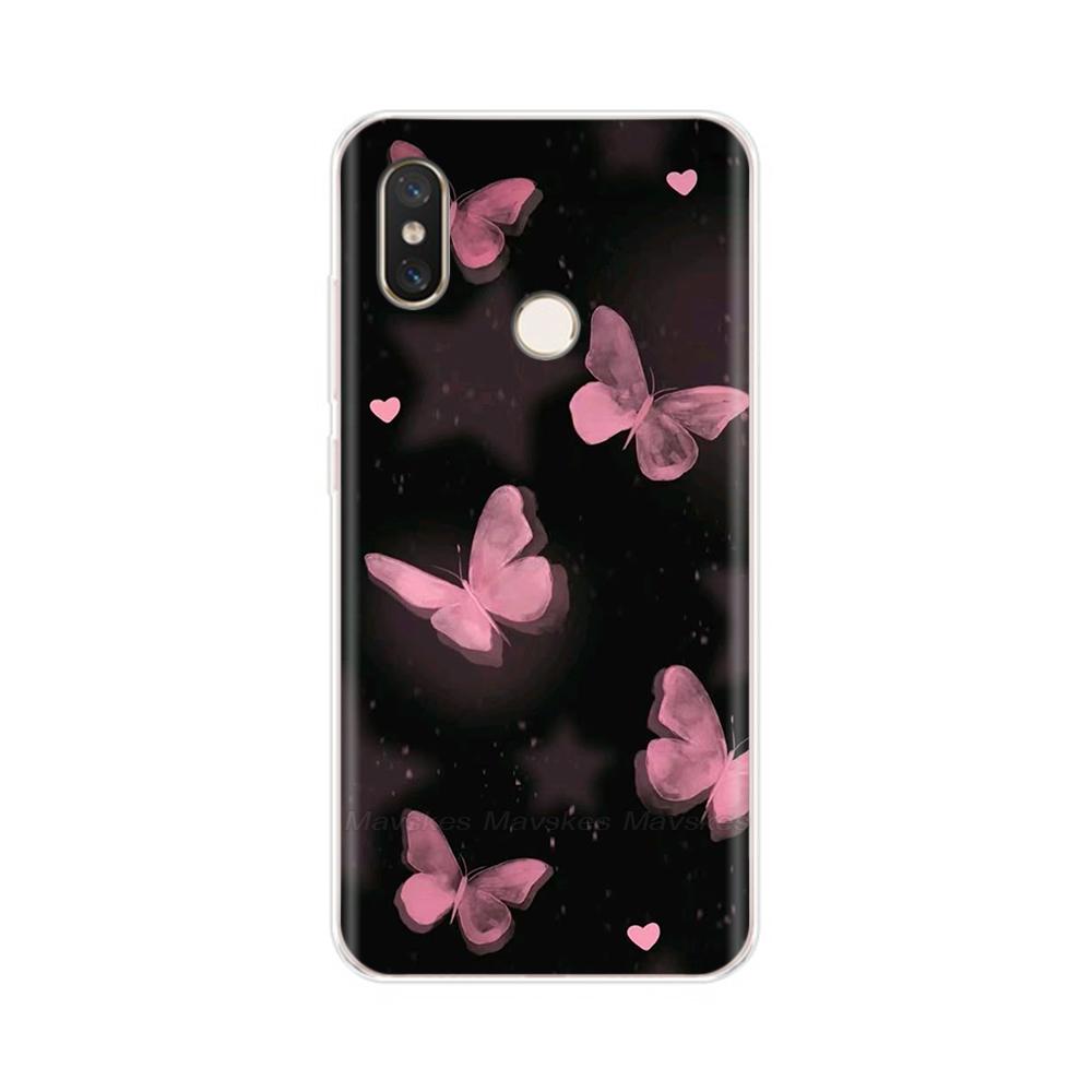 For Xiaomi Mi 8 Case Mi8 Phone Case Panda Butterfly Soft Silicon Back Cover For Xiaomi8 M1803E1A Case Fashion Funda Bags Housing