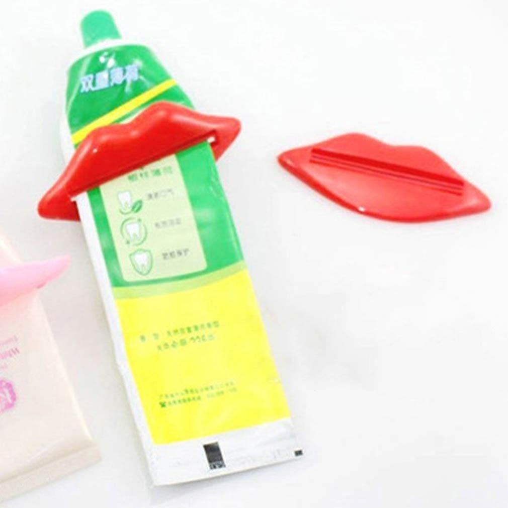 Multifunctional Squeezer Sexy Lip Kiss Bathroom Accessories Plastic Tube Cream Squeezer