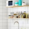 Helf Brackets L-Shaped Floating Wall Shelves Black And White Stainless Steel Bore Stand Bracket Support Hardware Home