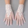 White Mesh Breathable Fairy Pearl Gloves For Women Wedding Dress Accessories Studio Po Gloves Birthday Pography Props