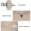 UV Protection Hiking Hat Sun for Men And Women, Breathable Wide Brim Fishing Korean Style Casual Cap Hat, Camping Outdoor Work Gardening