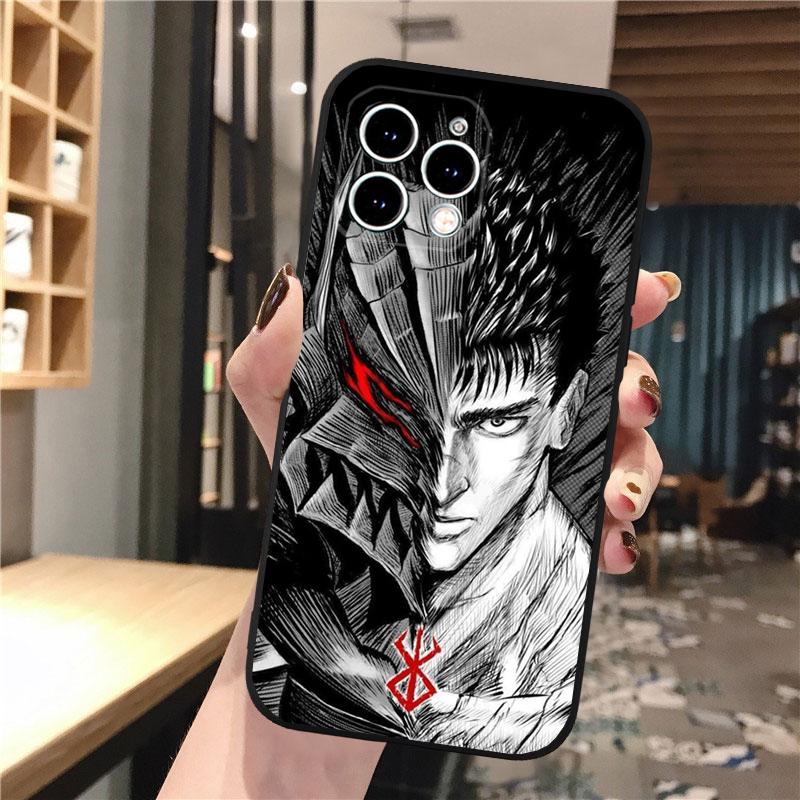Berserk Guts Phone Case For Iphone 17 Pro Max Air 16 15 14 13 Pro Max 15 16 Pro 15Plus
