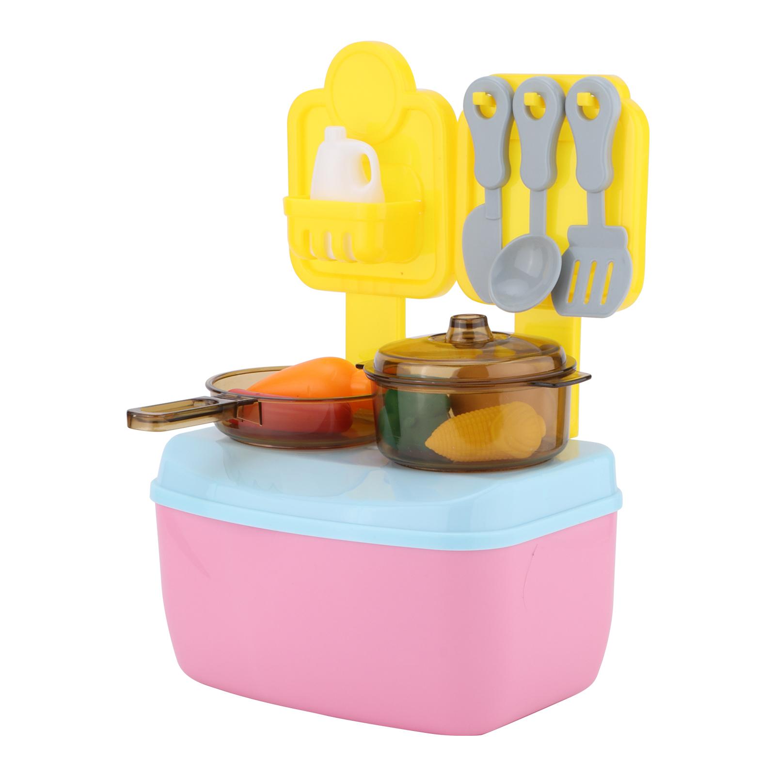 12PCS Kitchen Toy Set for Children to Play House Game Imitation Kitchenware Educational DIY