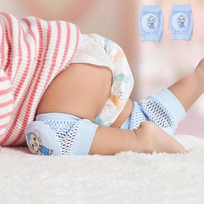 1 Pair Baby Knee Pads for Crawling Non-slip To Protect Knees Breathable Mesh Knee Eye Protection for Children