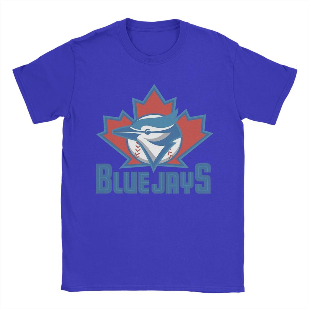 Vintage Vintage Leafs BlueJaysBird TShirt Unisex O Neck Cotton T Shirt Short Sleeve Tees Summer Clothes