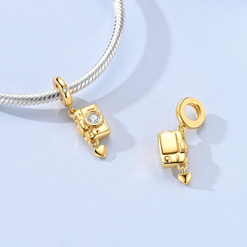925 Silver Charms Beads Passport Dog Shoes Dangle Fit Bracelet Women Jewelry Gift DIY