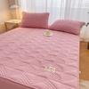 Quilted Waterproof Cotton Mattress Cover Thicken Mattress Protector Fitted Sheet with Elastic Double King Queen Size Bed Cover