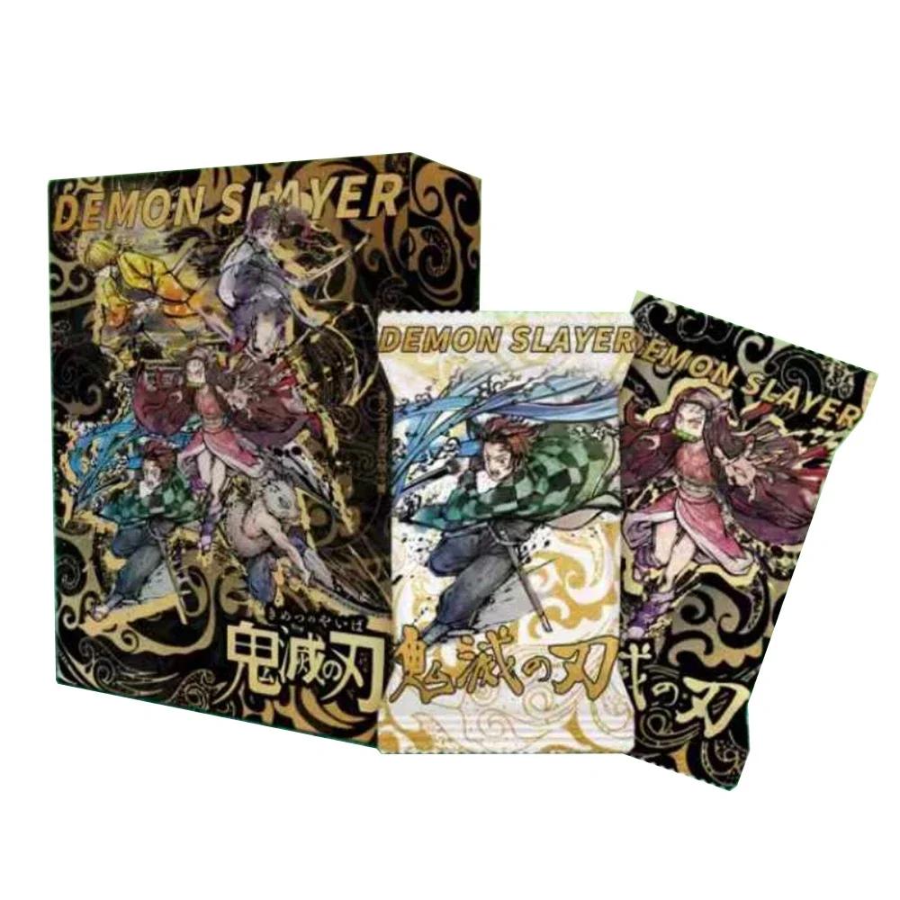 Demon Slayer Card Infinite Castle Deluxe Edition Tanjirou Nezuko Kanroji Limited Anime Collection Cards Toys Gifts