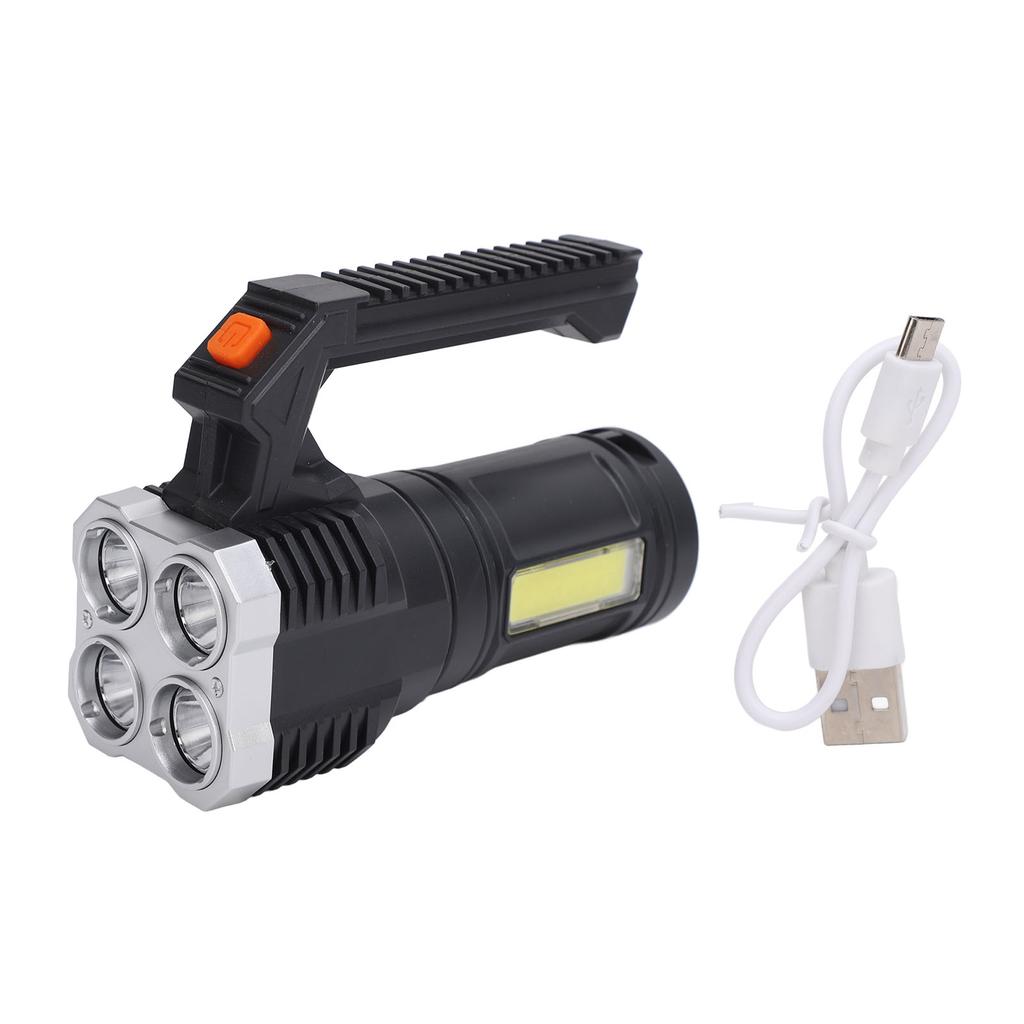LED Taschenlampe Scheinwerfer USB Wiederaufladbar Super Hell Mehrfachmodus Handheld Taschenlampe Laterne für