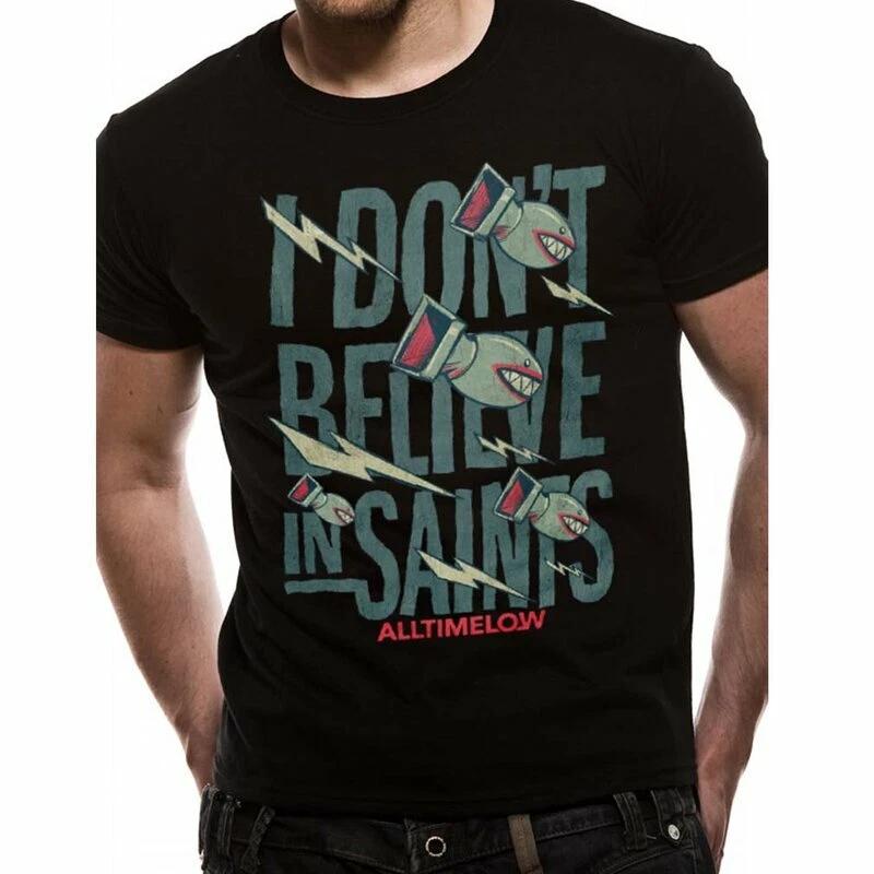 T-shirt All Time Low - I Don t Believe In Saints Black L