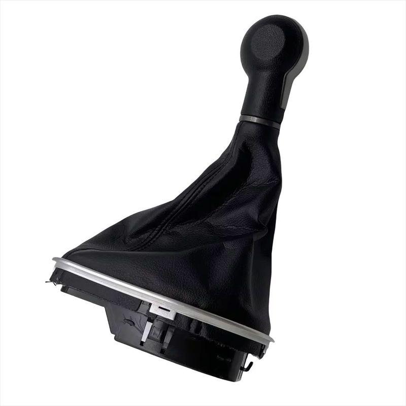 Dla SEAT LEON II (2005-2012) ALTEA XL (04-12) SEAT TOLEDO III (04-09) Gałka zmiany biegów 5/6-biegowa ze skórzanym mieszkiem Akcesoria samochodowe