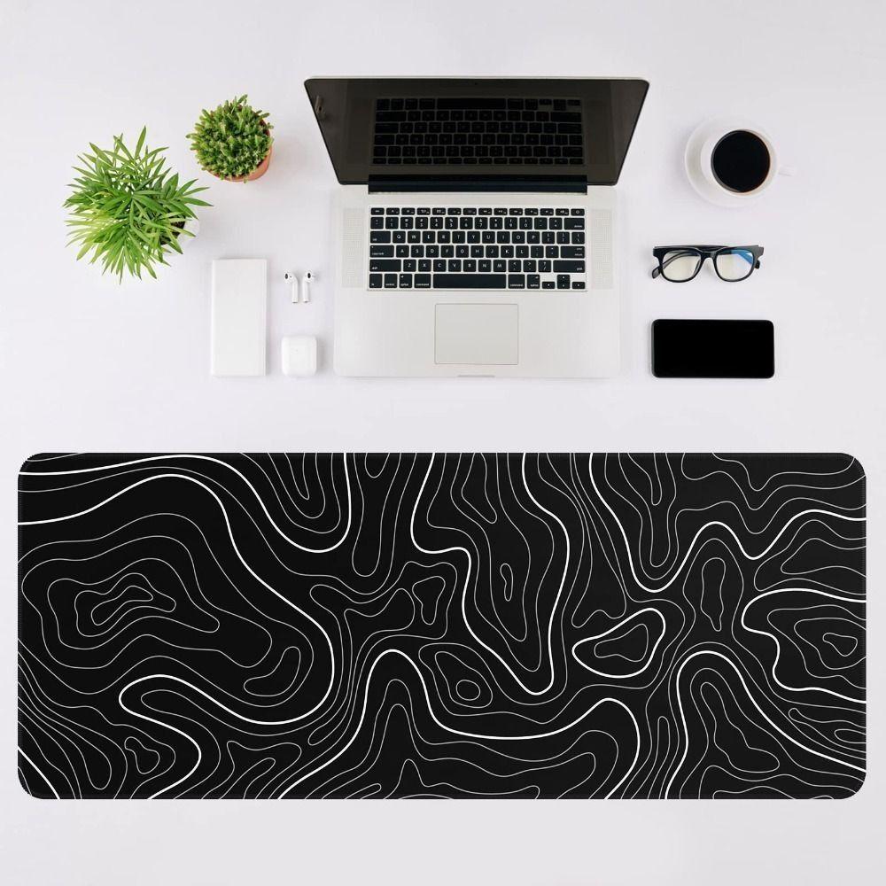 Topographisch geformtes Gaming-Mauspad Anti-Rutsch Computer-Tastaturmatte Tastaturpad Büronutzung