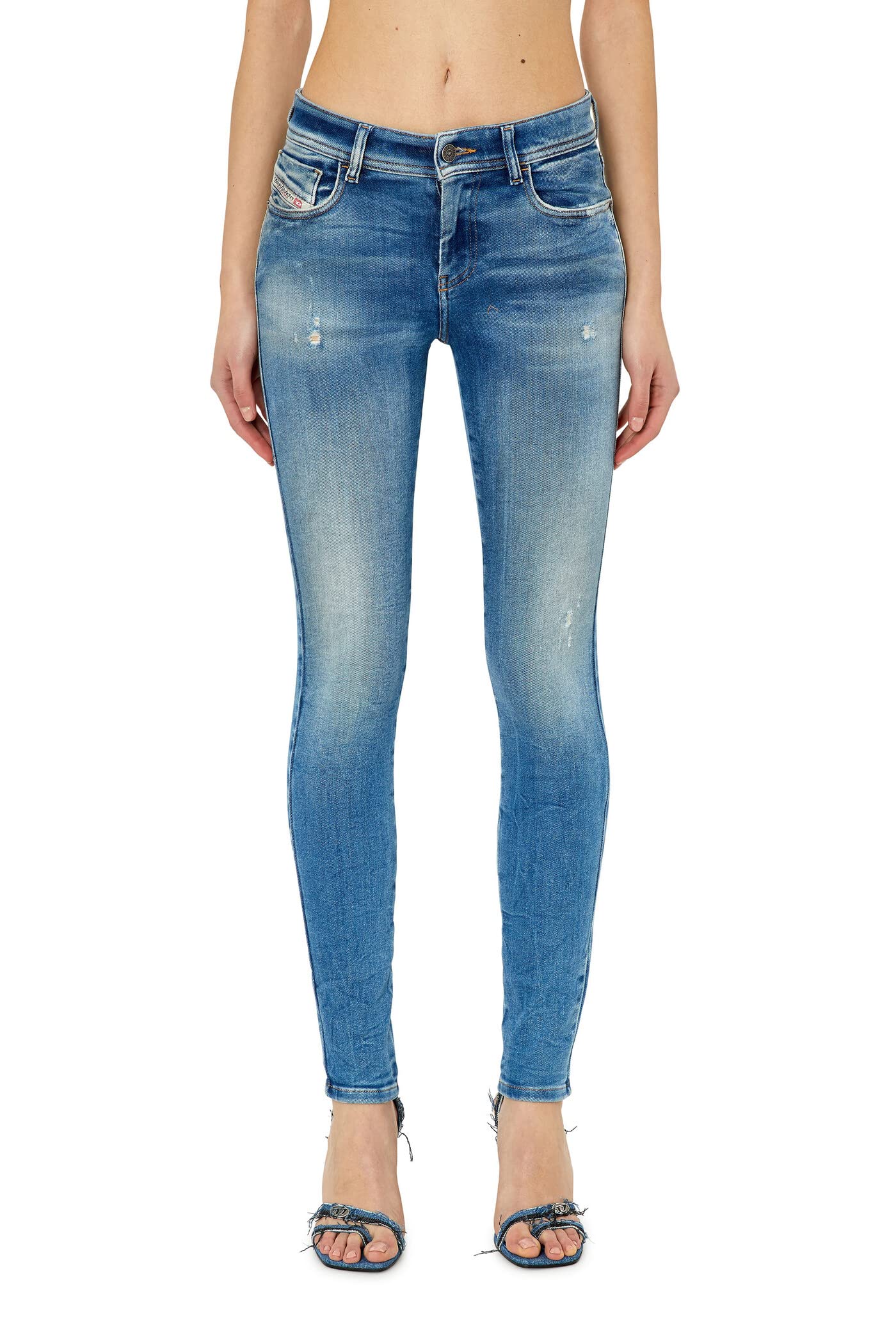 

DIESEL SS23 Women s Indigo Skinny Denim, Size A0410809E91, 32-inch, Indigo Blue, 01