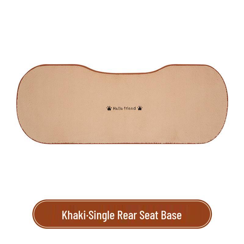 Winter Plüsch Autositzkissen aus Kaninchenfellimitat - Niedlich und warm für Haustiere