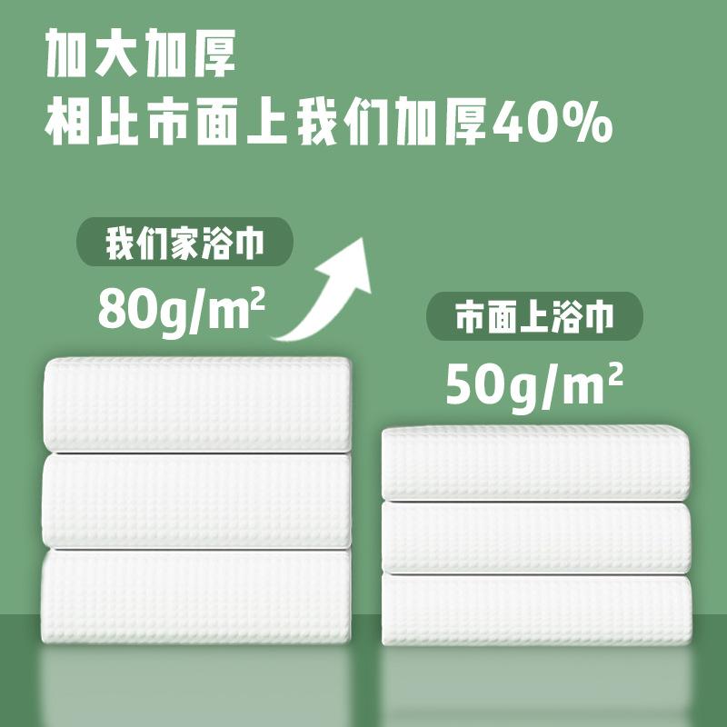 Disposable bath towels, travel towels, enlarged and thickened supplies