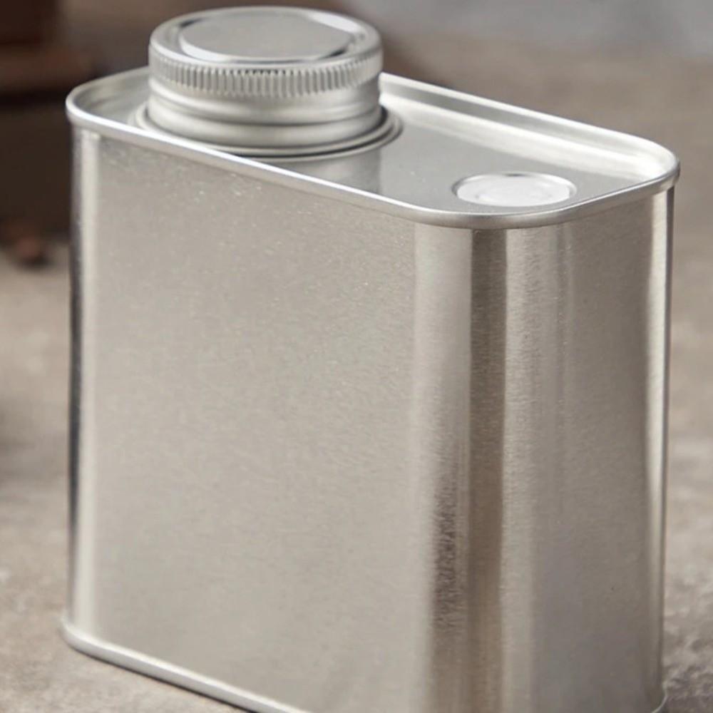 Large-capacity Coffee Sealed Cans One-way Exhaust Square Coffee Bean Storage Box Kitchen Storage Tools Coffee Powder Storage Jar