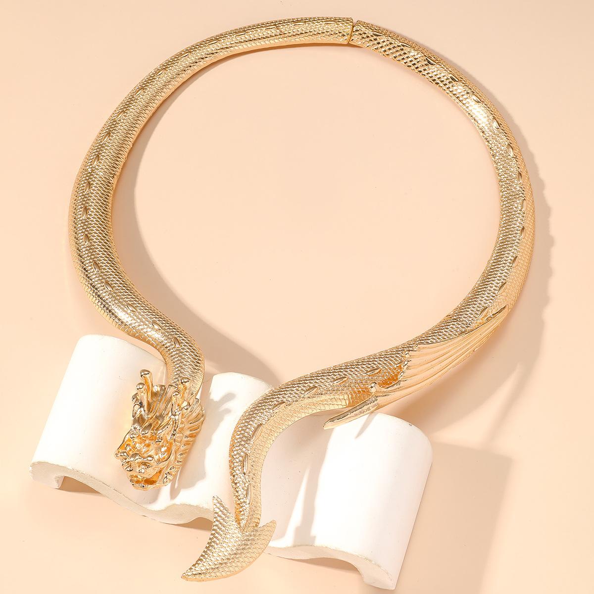 

Ошейник-чокер в виде змеи и дракона для женщин, винтажный аксессуар для вечеринок