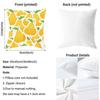 fruit print Cushion Cover Reversible Plush Pillow Cover – For car, sofa, bedroom, perfect as a gift.
