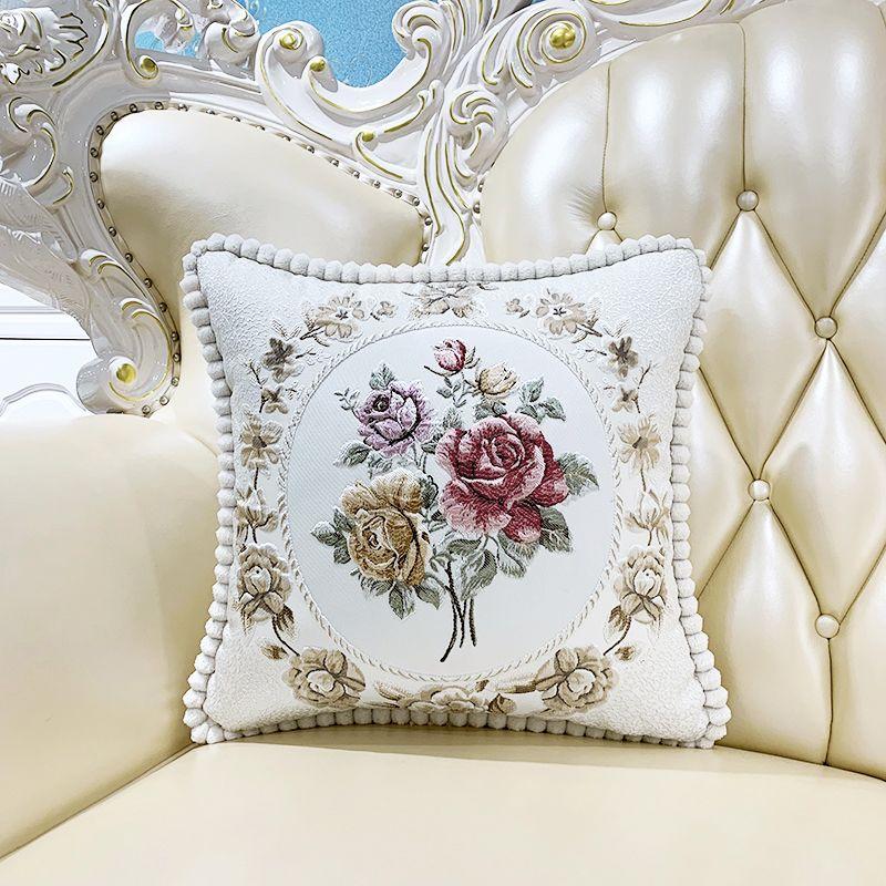 

Подушка для дивана, подушка для гостиной, изголовье, спинка, офисная поясничная подушка, наволочка, прямоугольная форма, съемная и моющаяся 45*45