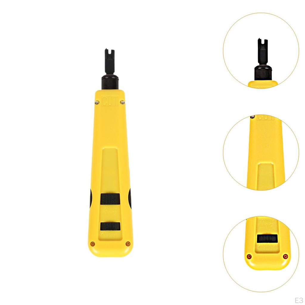 110/88 Type Punch Down Tool Adjustable Wear Resistant Manual Multifunction Network Cable Module